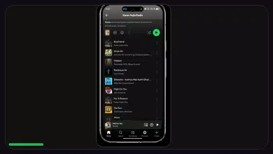 How to Save Mobile Data While Using Spotify - Spotify app screenshot 8