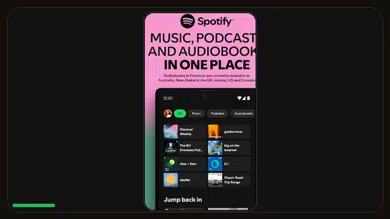 Official Spotify vs Modified APK Security - Spotify app screenshot 1