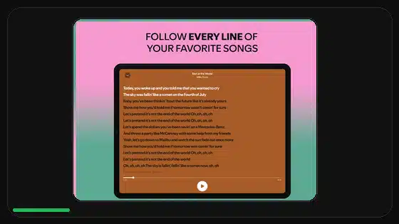 Spotify Bluetooth Audio Quality Tips - Spotify app screenshot 1