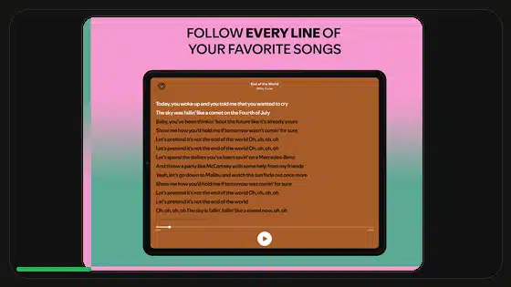 Spotify Premium APK Installation on Android Tablets - Spotify app screenshot 1