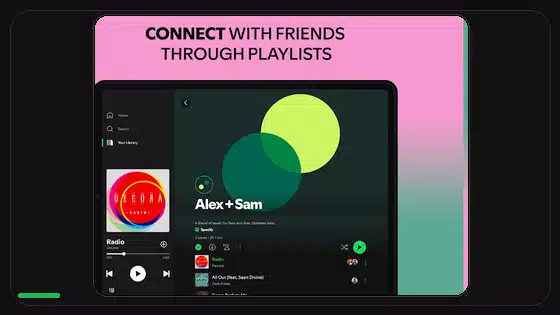 Spotify Premium APK Installation on Android Tablets - Spotify app screenshot 2