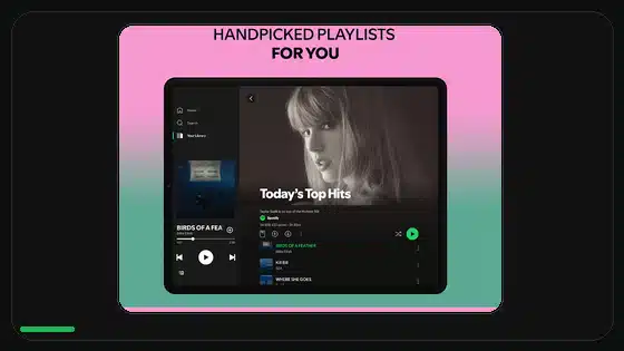 Spotify Premium APK Installation on Android Tablets - Spotify app screenshot 4