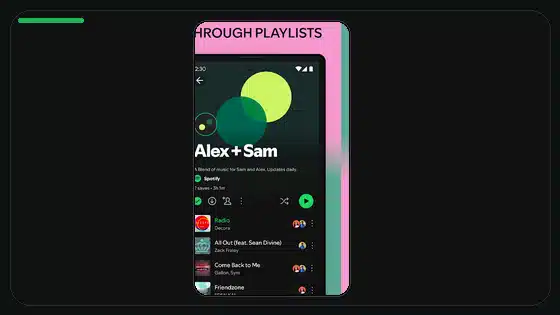 Spotify Premium APK Installation on Samsung Phones - Spotify app screenshot 5