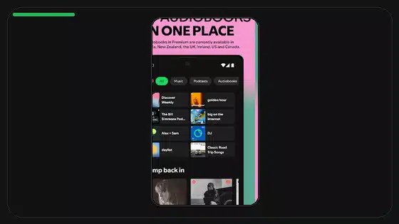 Spotify Premium APK on Android 15 - Spotify app screenshot 1