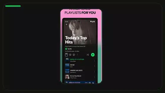 Spotify Premium APK on Android 15 - Spotify app screenshot 4