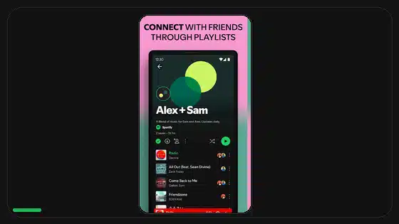 Spotify Premium APK Playlist Folder Alternatives on Mobile - Spotify app screenshot 5