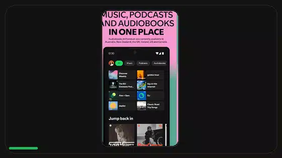Spotify Premium APK vs Local Music Players - Spotify app screenshot 1