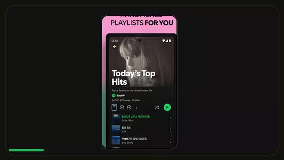 Cómo crear una playlist de estudio en Spotify - Spotify app screenshot 4