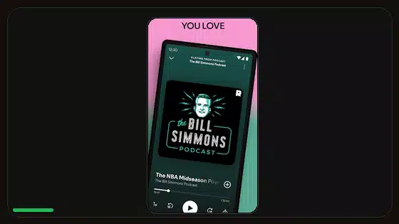 Cómo ocultar artistas recientes en Spotify - Spotify app screenshot 2