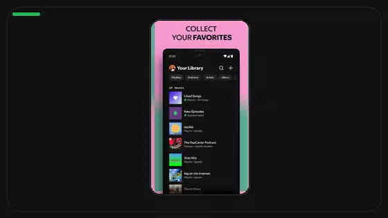 Cómo ocultar artistas recientes en Spotify - Spotify app screenshot 7