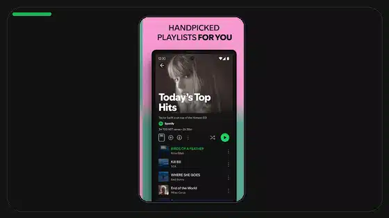 Cómo instalar Spotify Premium APK sin perder tus playlists - Spotify app screenshot 4