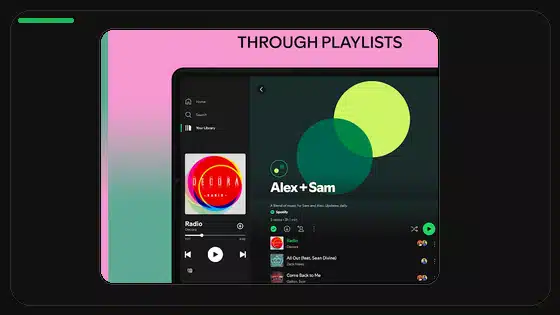Cómo gestionar notificaciones de Spotify - Spotify app screenshot 2