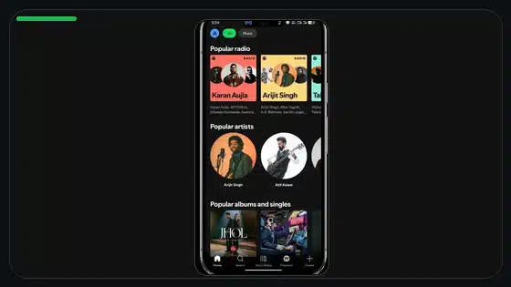 Cómo gestionar notificaciones de Spotify - Spotify app screenshot 6