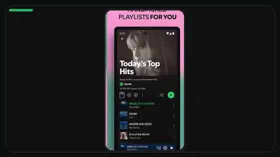 Cómo organizar playlists de Spotify en Android - Spotify app screenshot 4