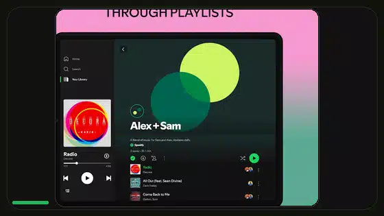 Cómo ahorrar datos móviles al usar Spotify - Spotify app screenshot 2