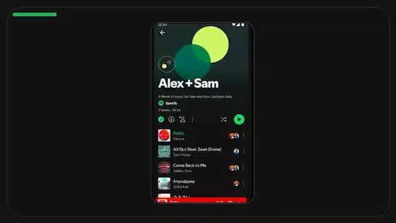 Cómo compartir playlists de Spotify desde Android - Spotify app screenshot 5