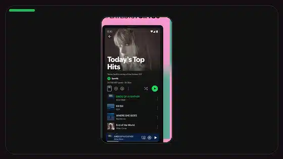 Cómo transferir playlists de Spotify entre cuentas - Spotify app screenshot 4