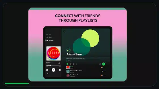 Cómo usar Spotify Jam con amigos - Spotify app screenshot 2