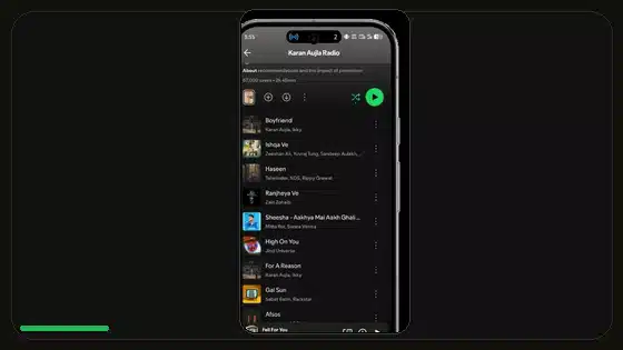 Cómo usar Spotify Jam con amigos - Spotify app screenshot 8