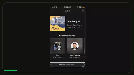 Cómo usar Spotify Jam con amigos - Spotify app screenshot 10