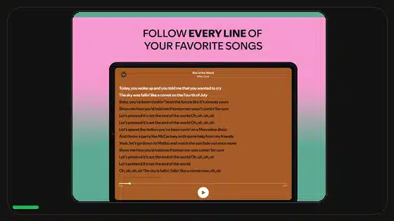 Código de versión vs nombre de versión de Spotify APK featured Spotify screenshot