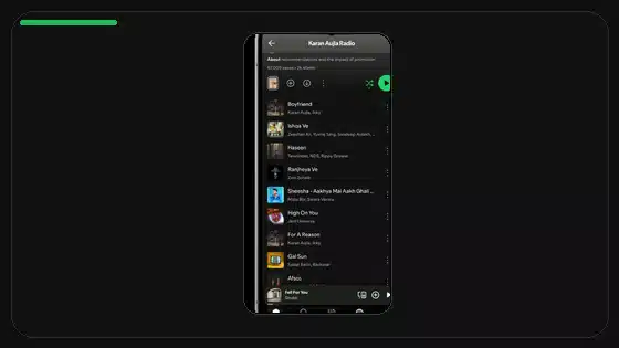 Código de versión vs nombre de versión de Spotify APK - Spotify app screenshot 8