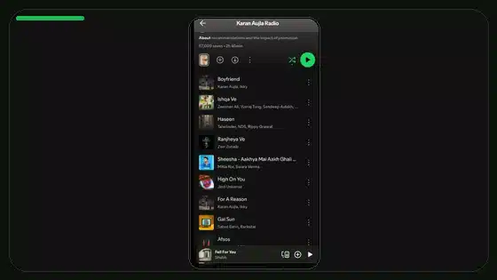 Consejos de calidad de audio Bluetooth en Spotify - Spotify app screenshot 8