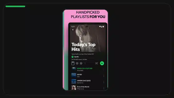 Ajustes de crossfade de Spotify para transiciones suaves - Spotify app screenshot 4