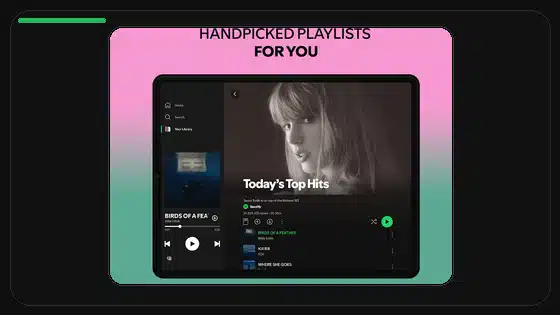 Guía de ahorro de datos y calidad de audio en Spotify - Spotify app screenshot 4