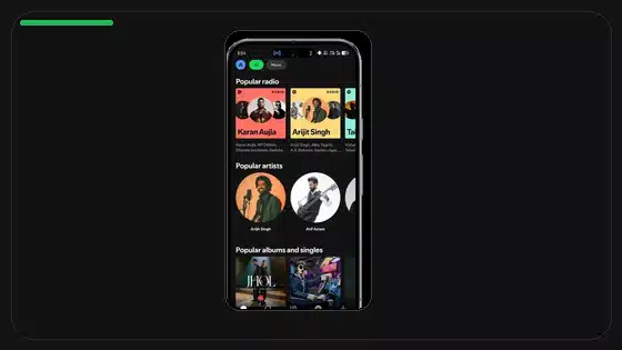 Guía de ahorro de datos y calidad de audio en Spotify - Spotify app screenshot 6