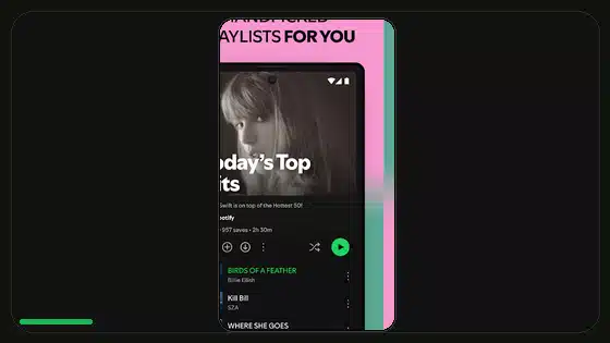 Reproducción sin pausas de Spotify explicada - Spotify app screenshot 4
