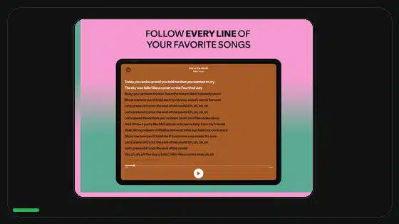 Solución de sincronización de letras en Spotify featured Spotify screenshot