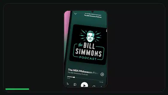 Ajuste de audio mono de Spotify explicado - Spotify app screenshot 2