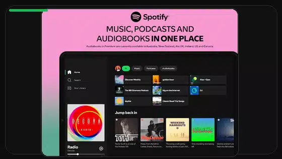 Alternativas a Spotify Premium APK para Android - Spotify app screenshot 3