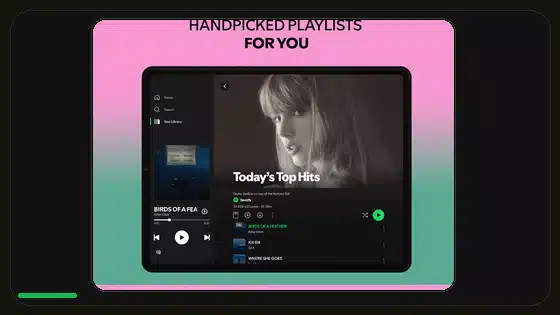 Alternativas a Spotify Premium APK para Android - Spotify app screenshot 4