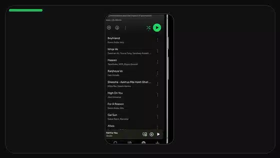 Alternativas a Spotify Premium APK para Android - Spotify app screenshot 8