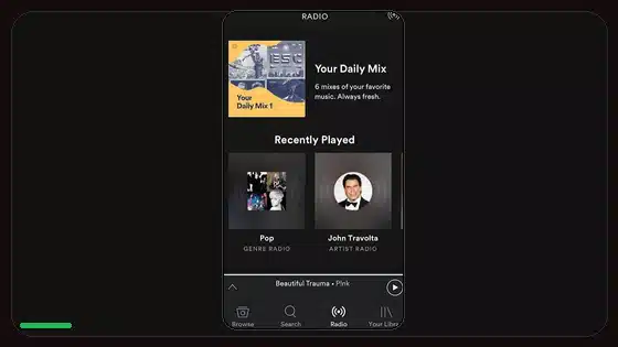 Alternativas a Spotify Premium APK para Android - Spotify app screenshot 10
