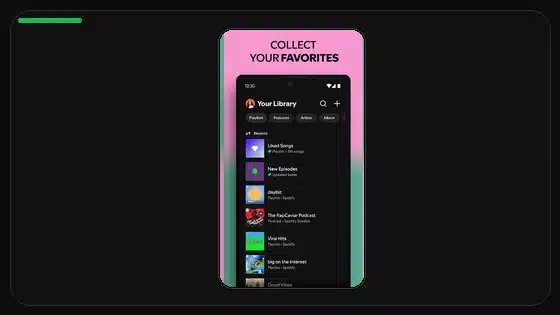Función Automix de Spotify Premium APK explicada - Spotify app screenshot 7