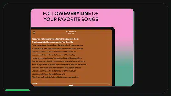 Solución a la pantalla negra de Spotify Premium APK featured Spotify screenshot