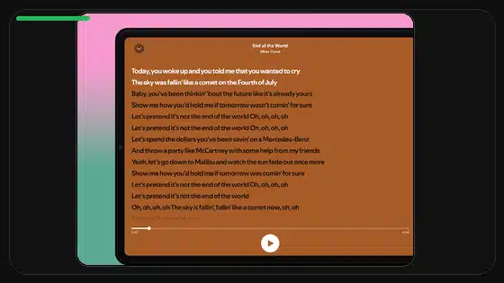 Guía de Canvas en Spotify Premium APK featured Spotify screenshot