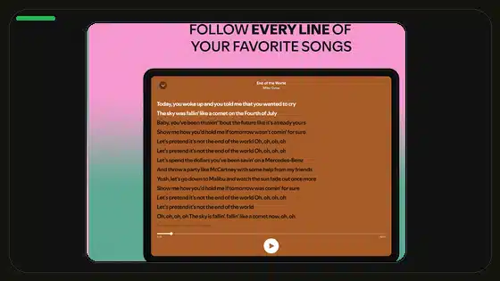 Guía de playlists colaborativas en Spotify Premium APK featured Spotify screenshot