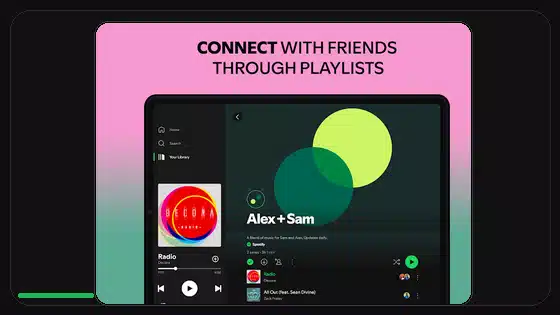 Guía de playlists colaborativas en Spotify Premium APK - Spotify app screenshot 2
