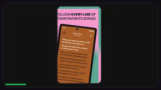 Lista de privacidad de datos para Spotify Premium APK - Spotify app screenshot 3