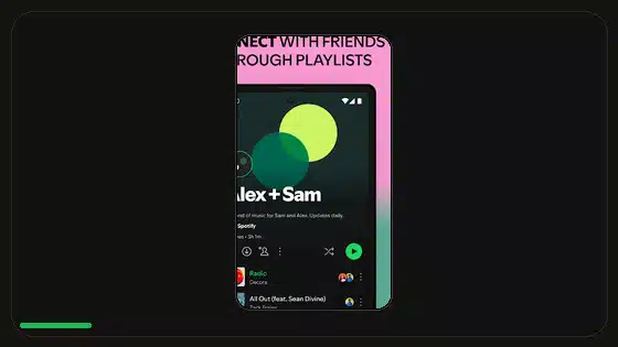 Actividad de amigos en Spotify Premium APK explicada - Spotify app screenshot 5