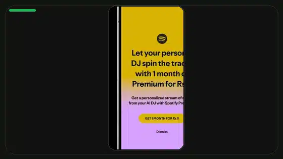 Instalación de Spotify Premium APK en tablets Android - Spotify app screenshot 5