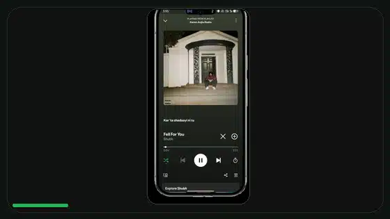 Instalación de Spotify Premium APK en tablets Android - Spotify app screenshot 7
