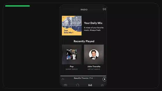 Instalación de Spotify Premium APK en tablets Android - Spotify app screenshot 10