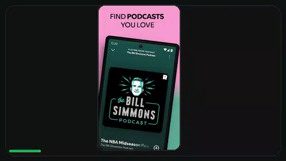 Instalación de Spotify Premium APK en Google Pixel - Spotify app screenshot 2