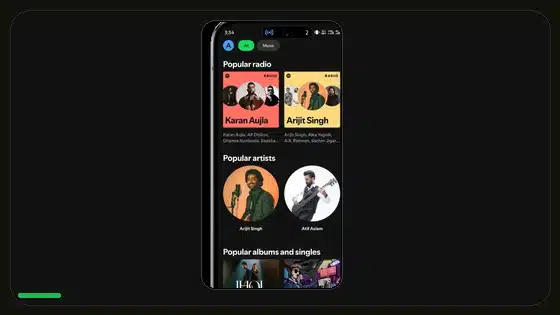 Instalación de Spotify Premium APK en Xiaomi y Redmi - Spotify app screenshot 6