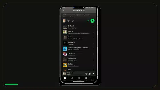 Instalación de Spotify Premium APK en Xiaomi y Redmi - Spotify app screenshot 8